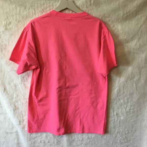 Port & Company Pink "Suppertime Hungry" T-Shirt - Picture 4 of 5